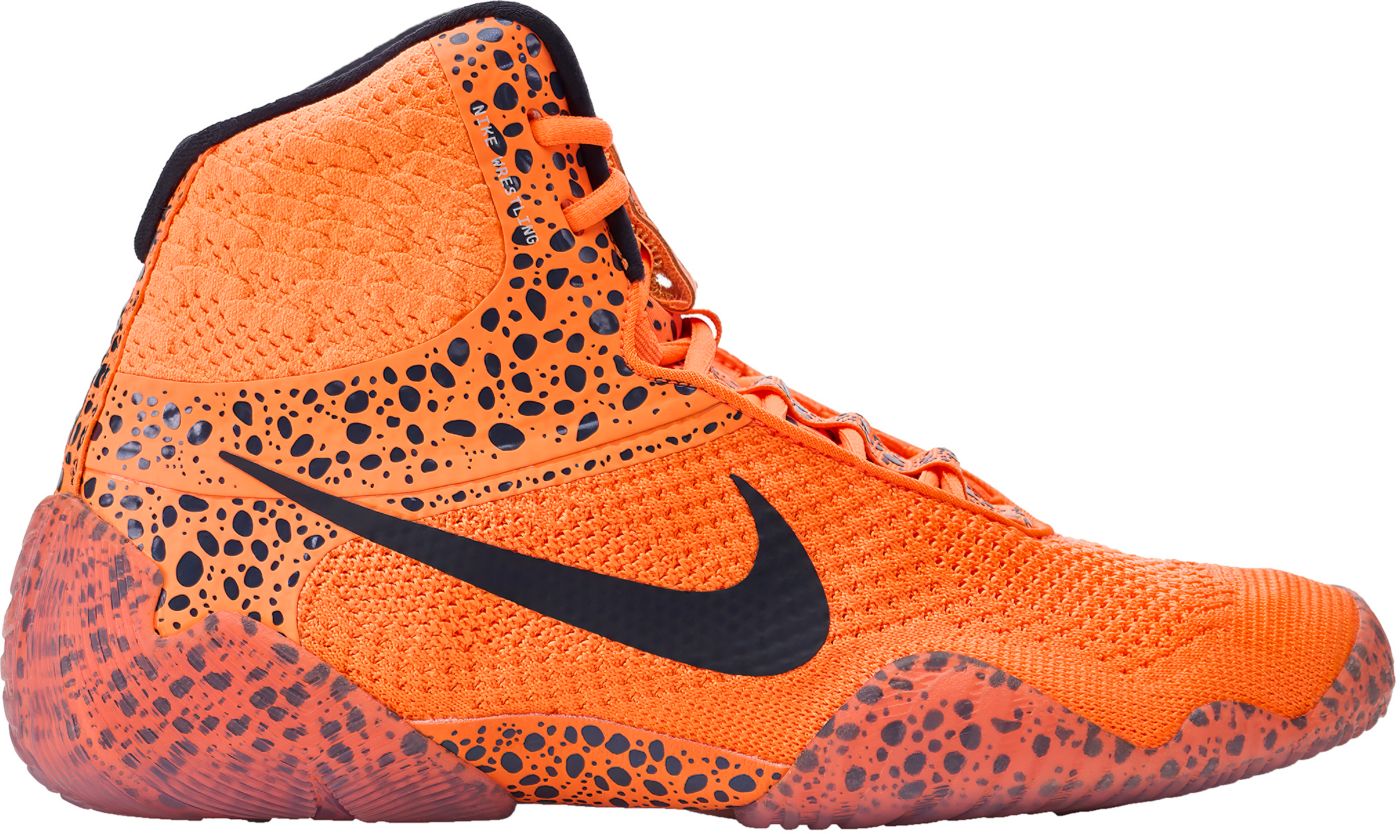 Black and orange nike wrestling shoes online