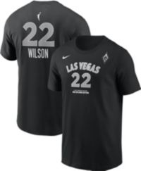 Nike Adult Las Vegas Aces A'ja Wilson #22 Explorer Black T-Shirt