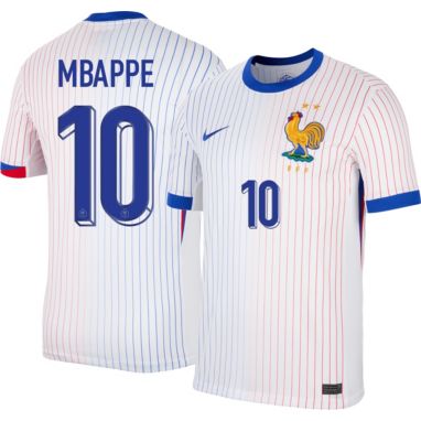 Nike Adult France Kylian Mbappé #10 2024 Away Replica Jersey