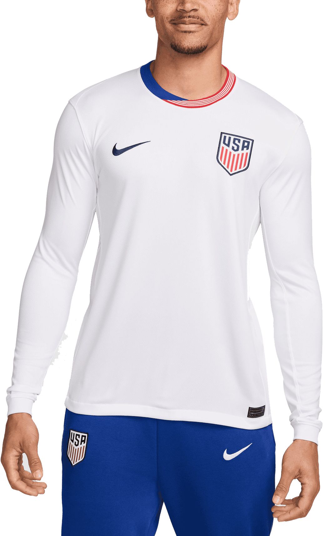Nike Adult USMNT 2024 Home Long Sleeve Replica Jersey product image