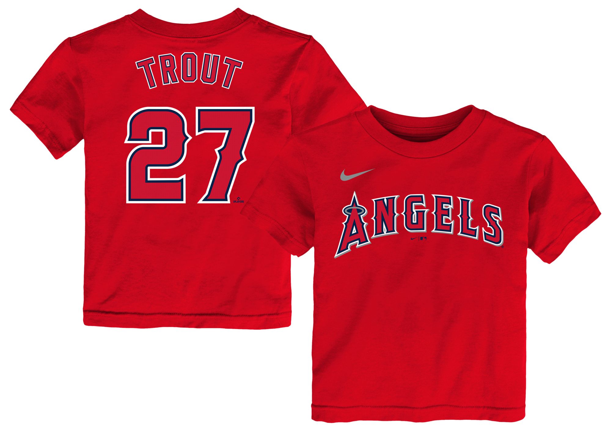 Nike Toddler Los Angeles Angels Mike Trout #24 Red T-Shirt product image