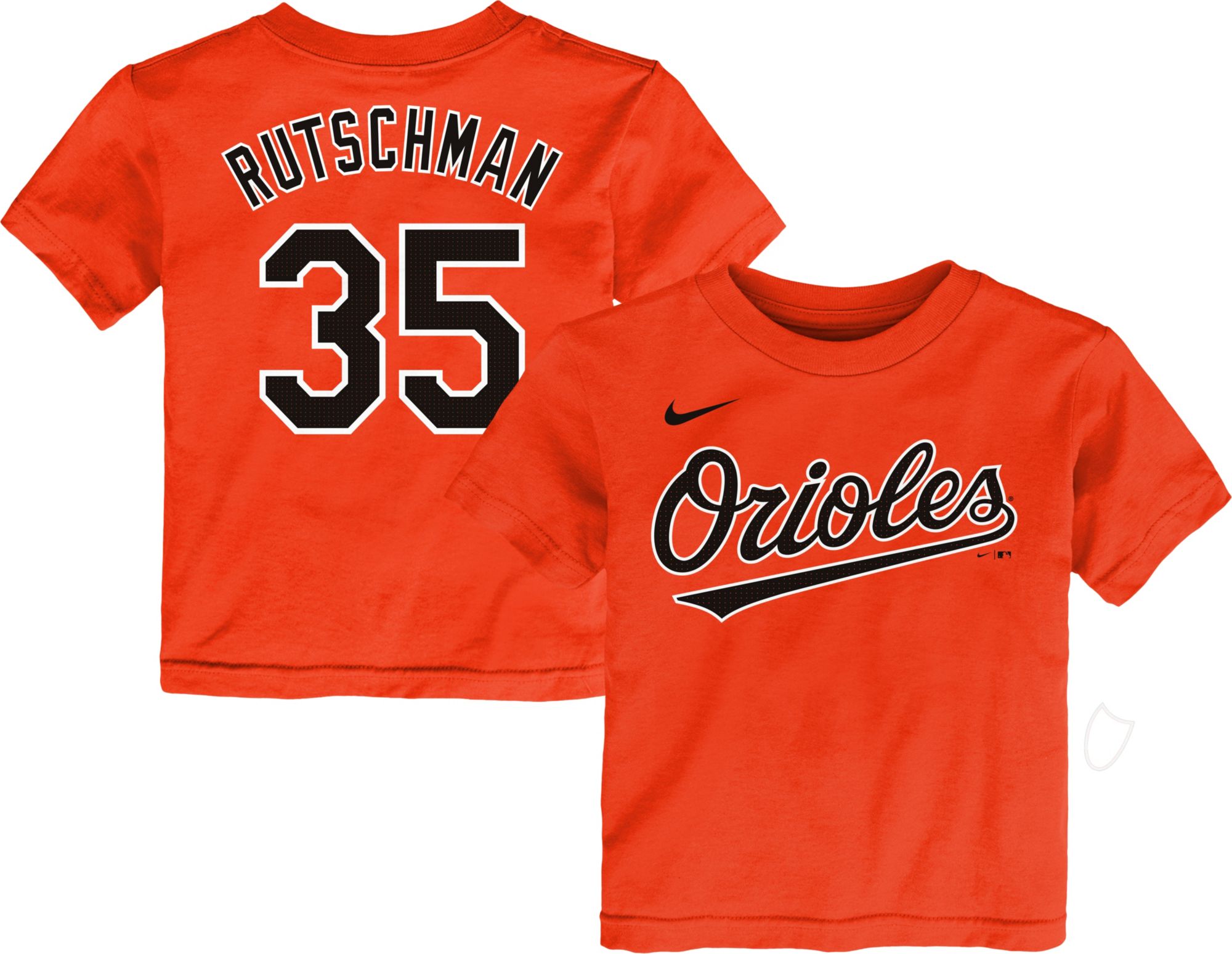 Nike Toddler Baltimore Orioles Adley Rutschman #35 Orange T-Shirt product image