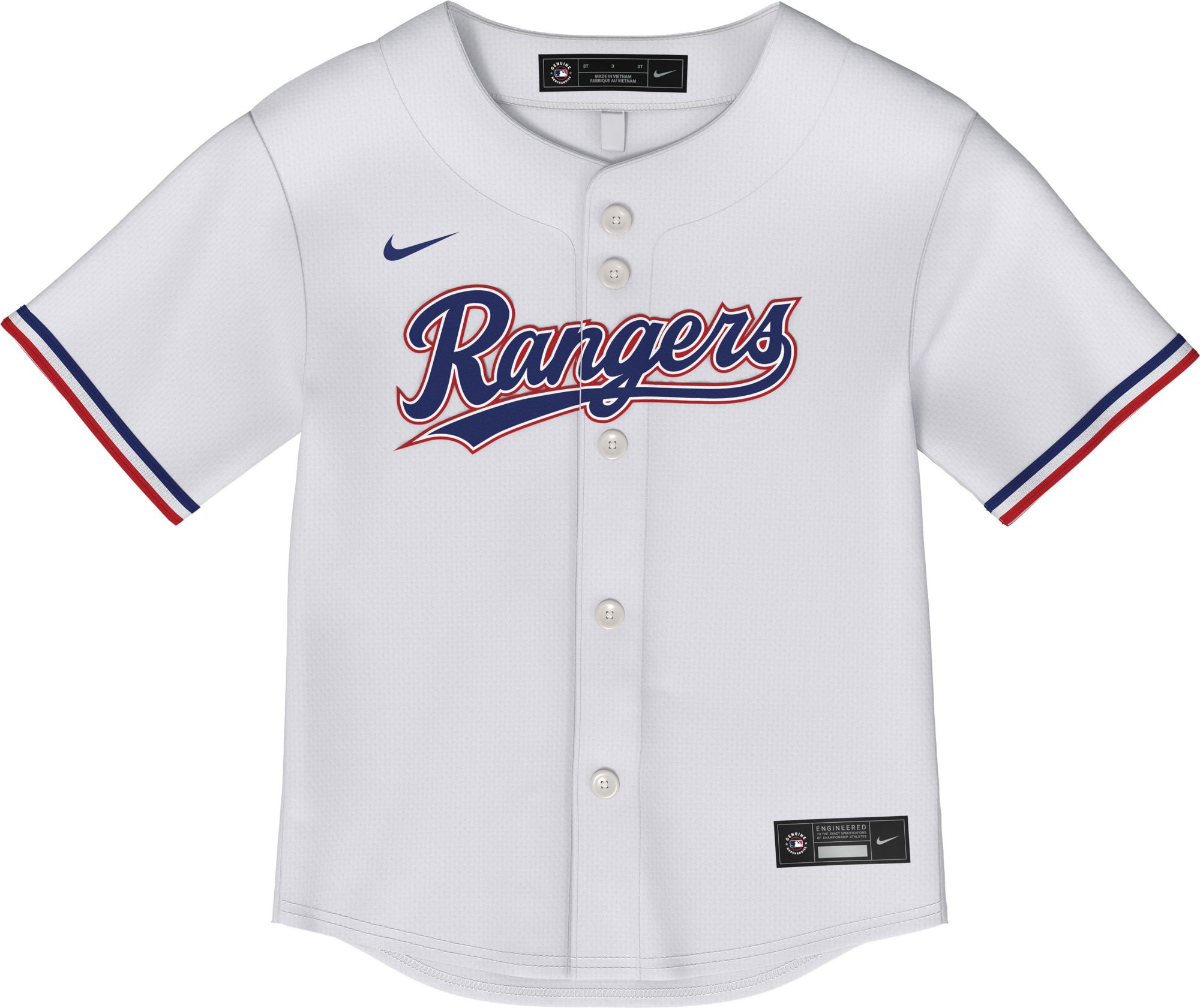 Nike Toddler Texas Rangers White Replica Jersey product image