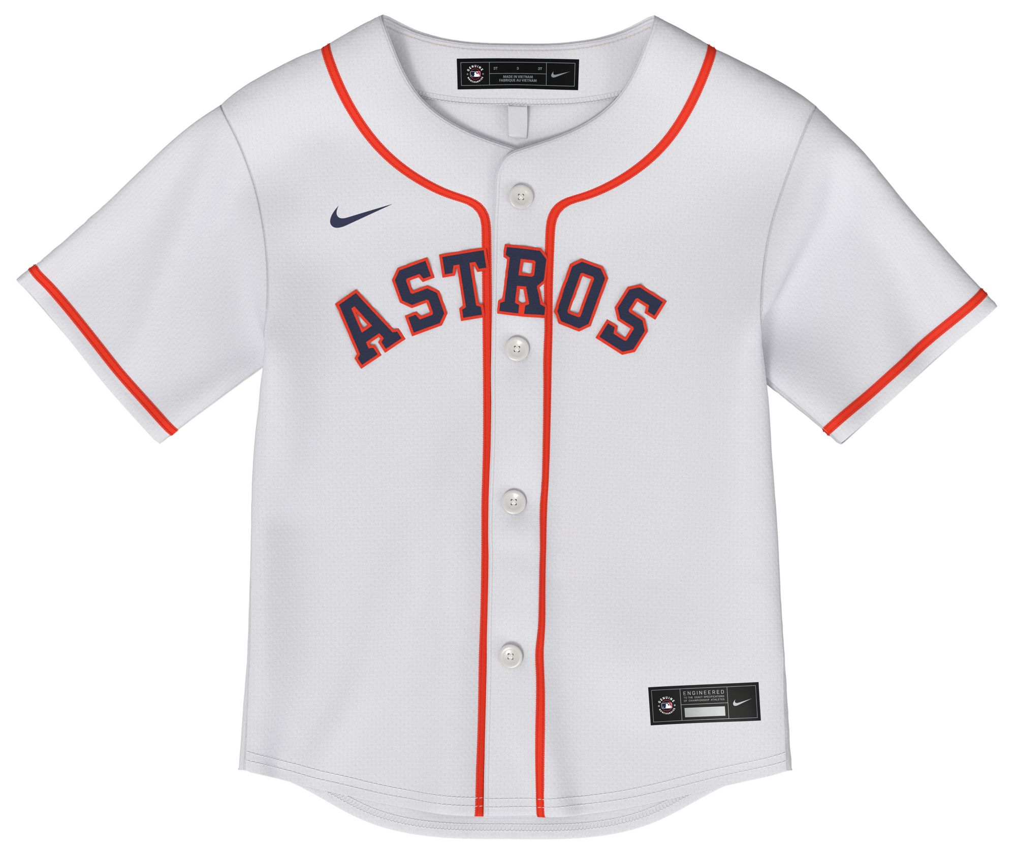 Nike Toddler Houston Astros White Replica Jersey product image