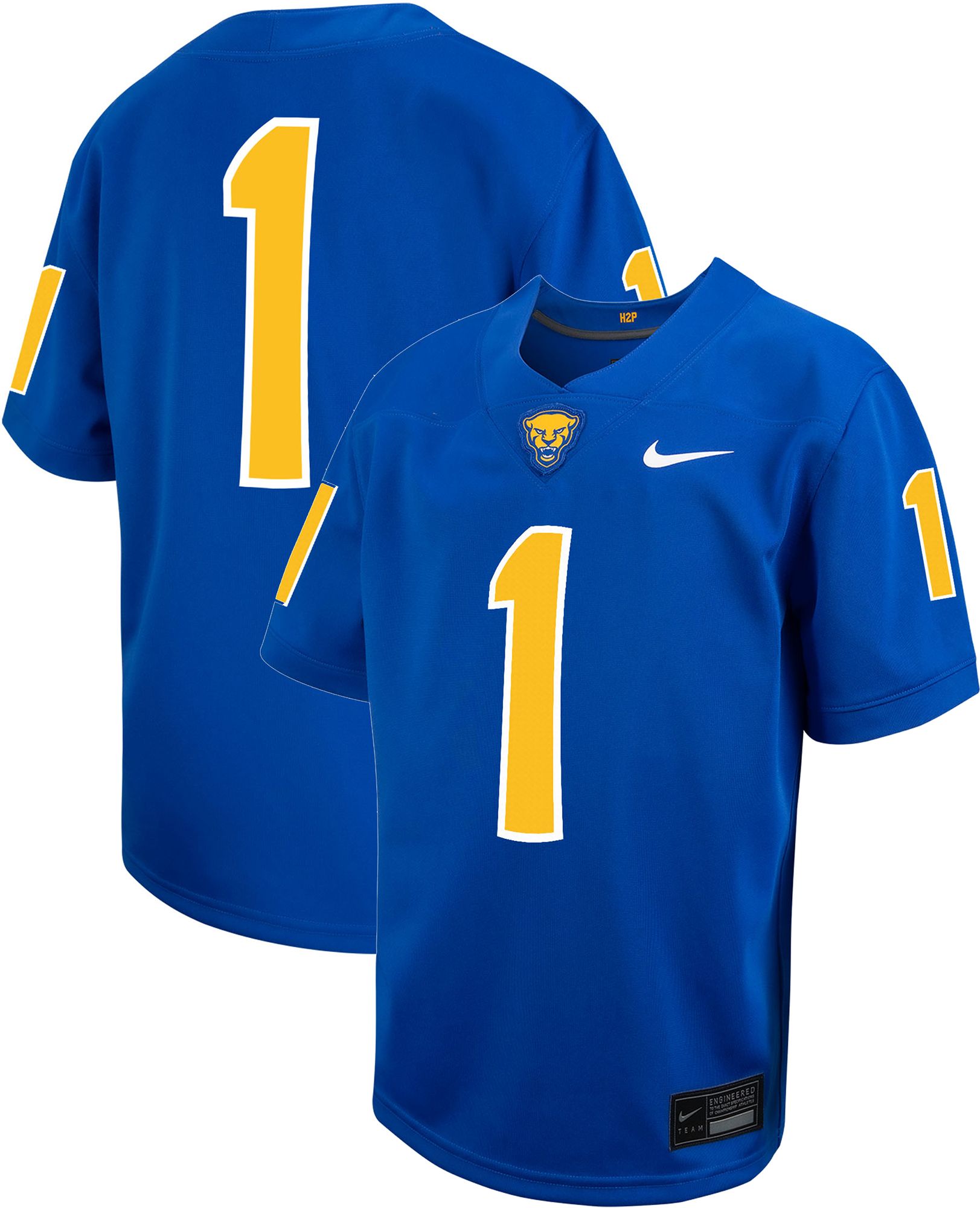 Nike Toddler Pitt Panthers #1 Blue Replica Football Jersey product image