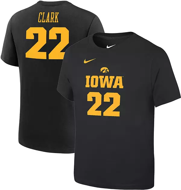 Nike Toddler Iowa Hawkeyes #22 Black Caitlin Clark Jersey T-Shirt