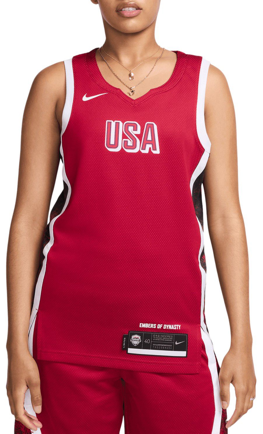 Nike Women's USA 2024 Road Red Jersey product image