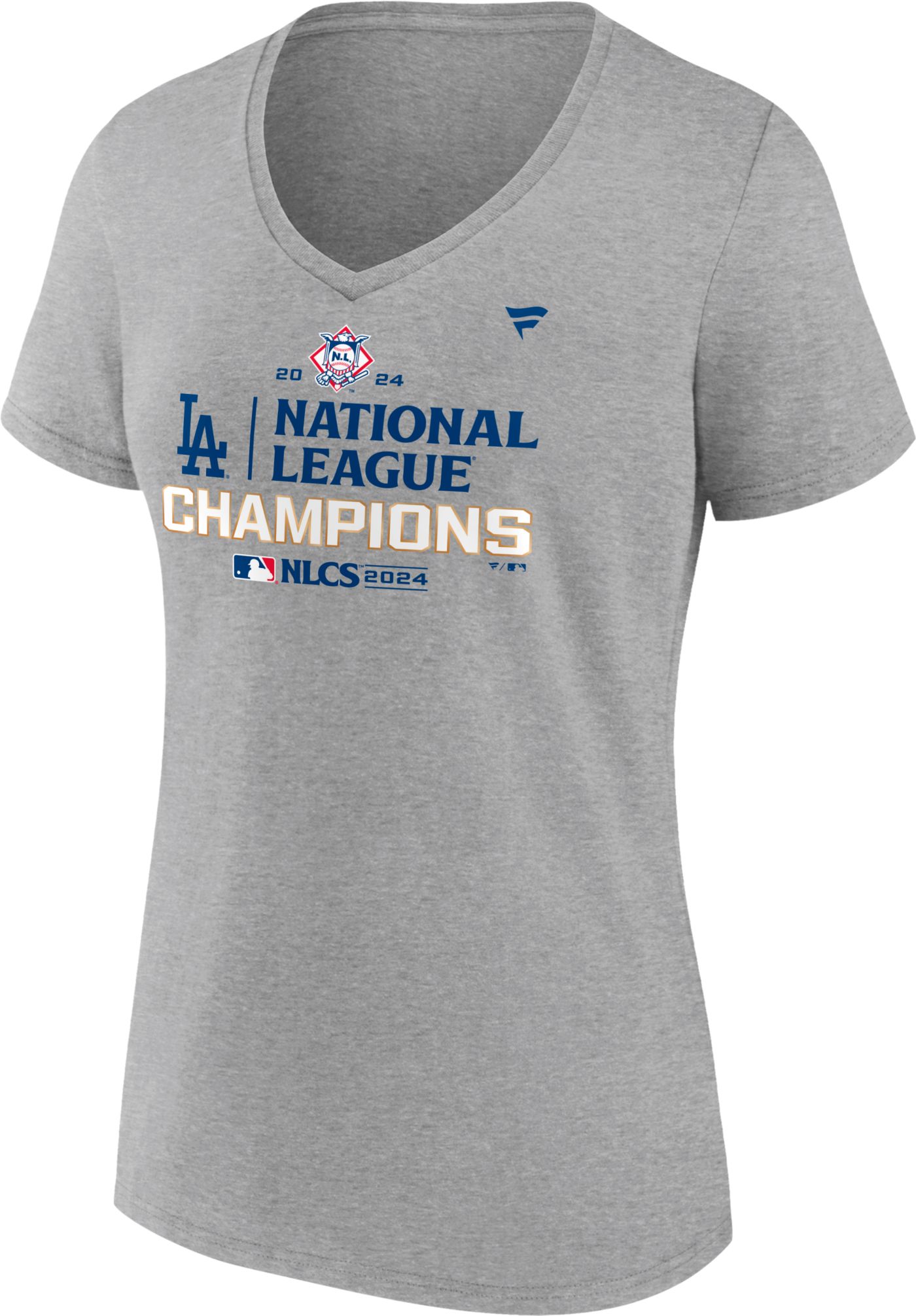 MLB Team Apparel 2024 NLCS Champions Women s Los Angeles Dodgers Locker Room T Shirt Dick s Sporting Goods