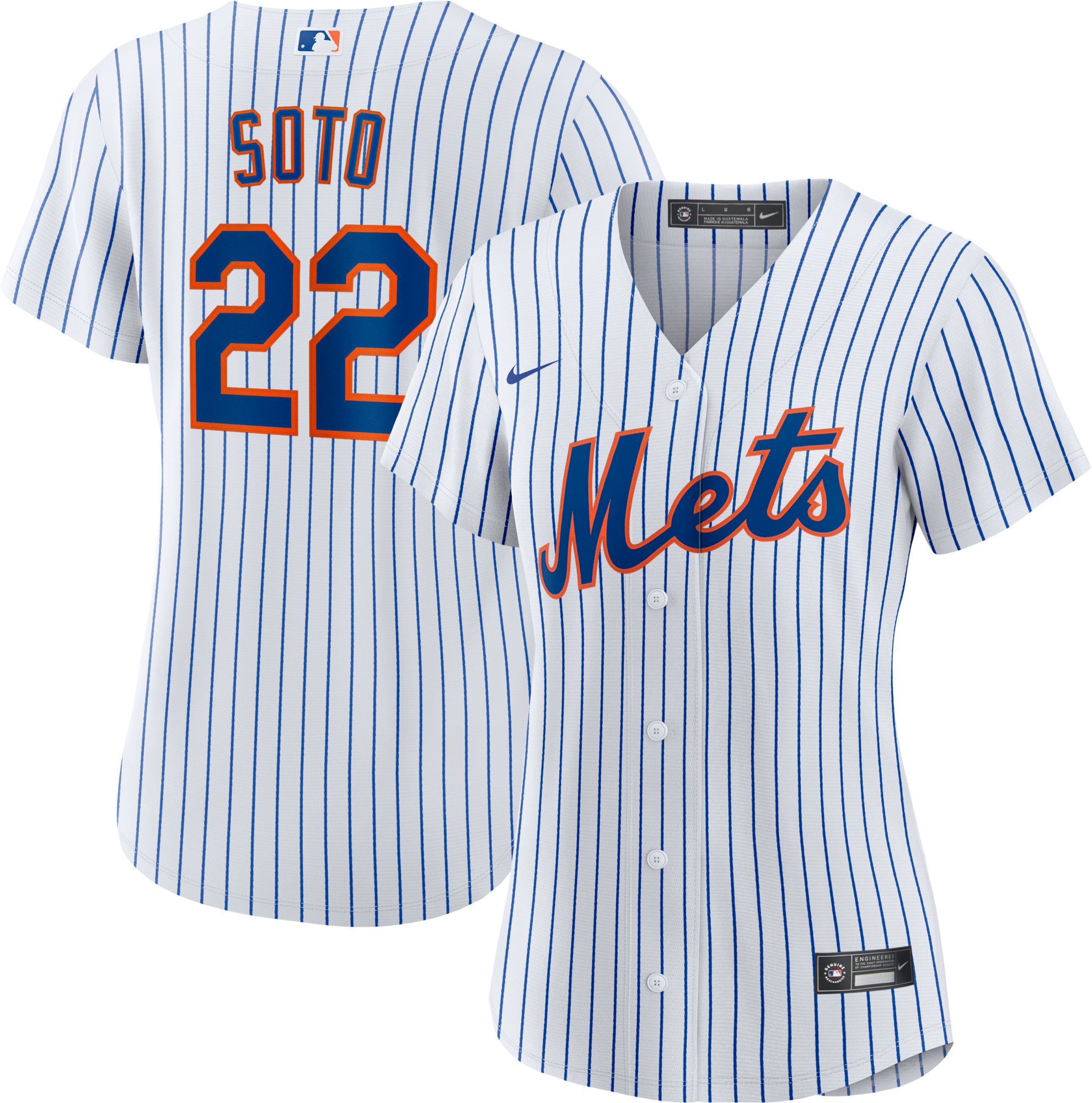 Nike Women's New York Mets Juan Soto #22 White Home Replica Jersey product image