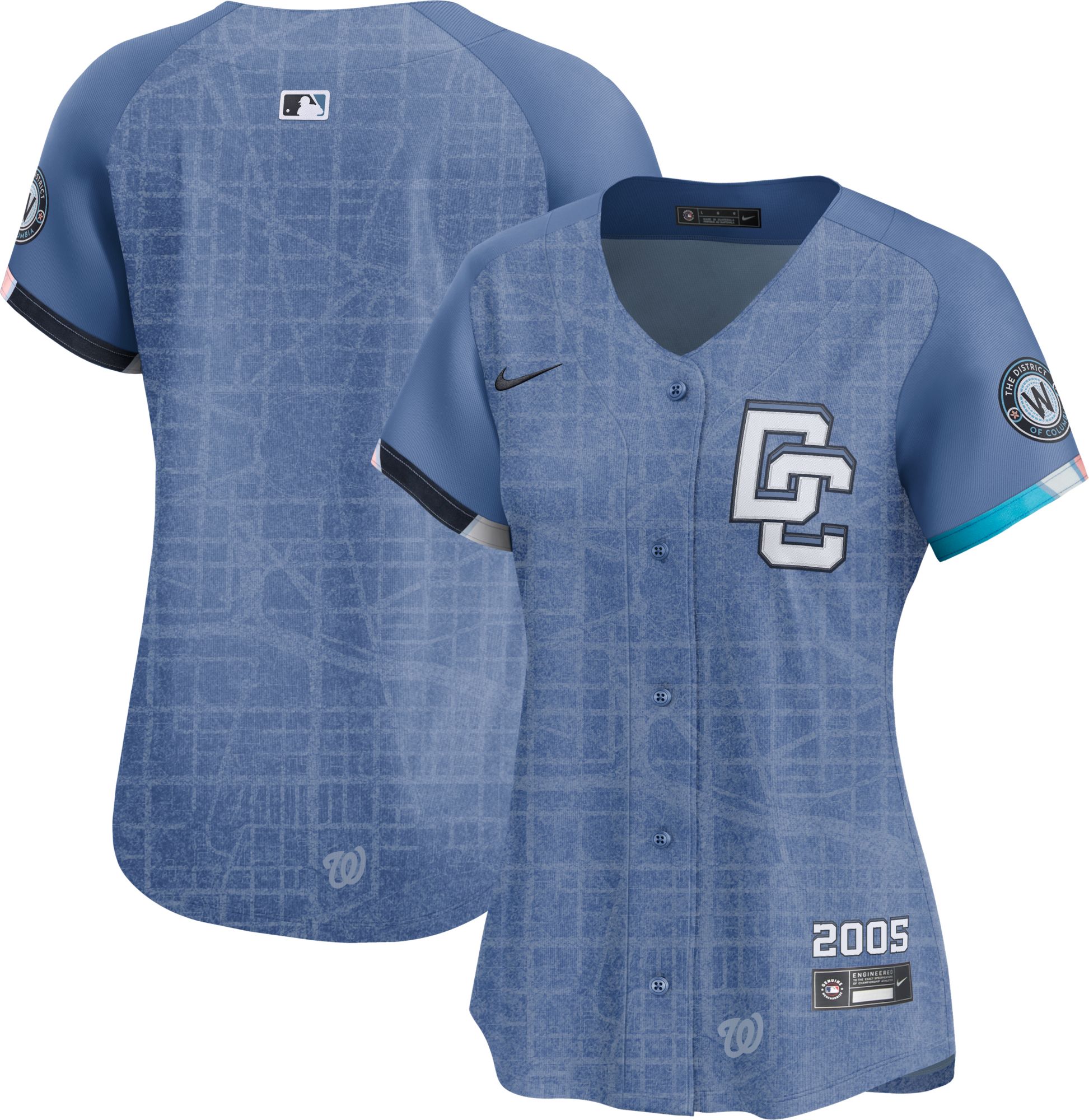 Nike Women's Washington Nationals City Connect Blank Blue Limited Vapor Jersey product image
