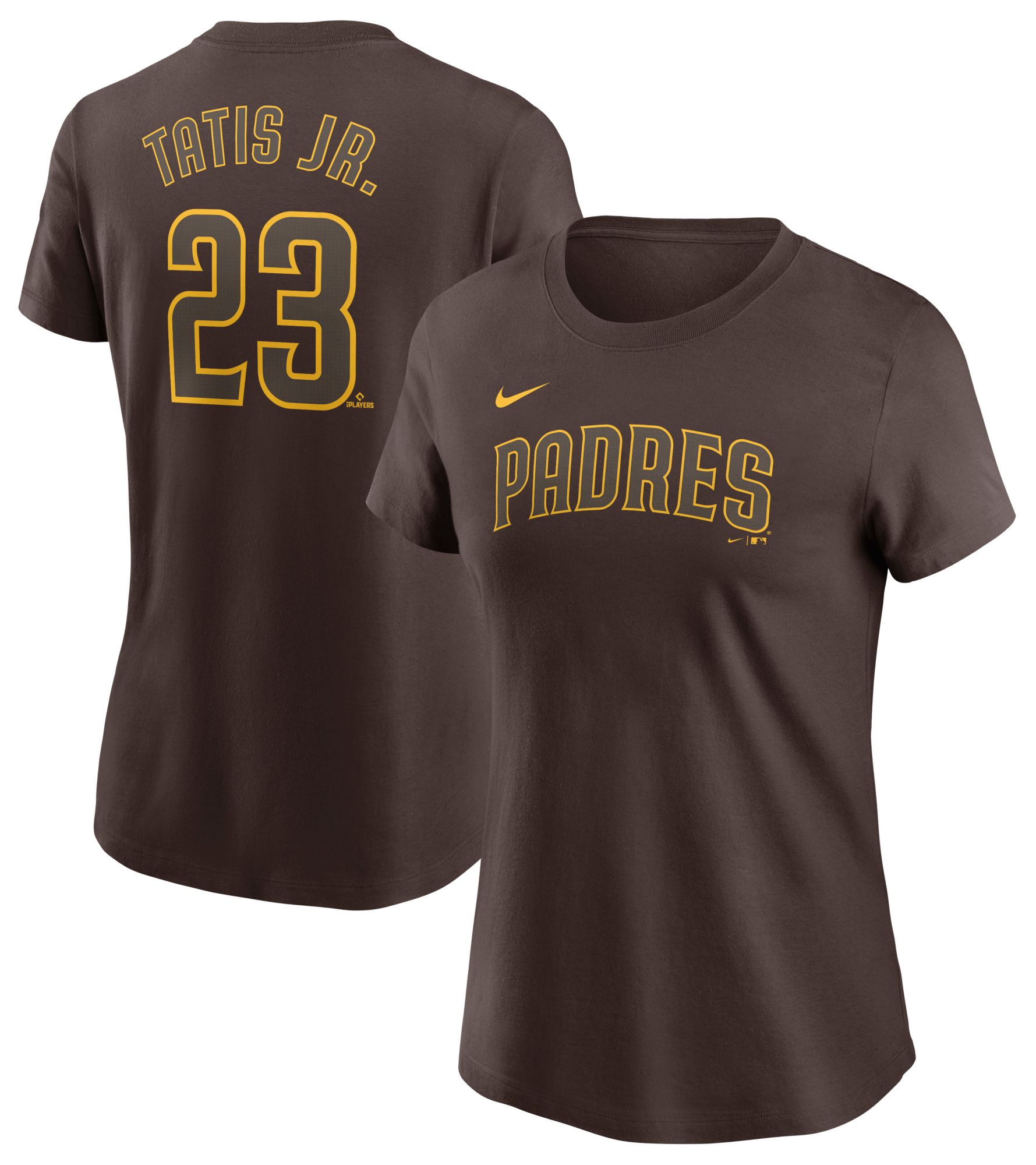 Nike Women's San Diego Padres Fernando Tatís Jr. #23 Brown Home T-Shirt product image