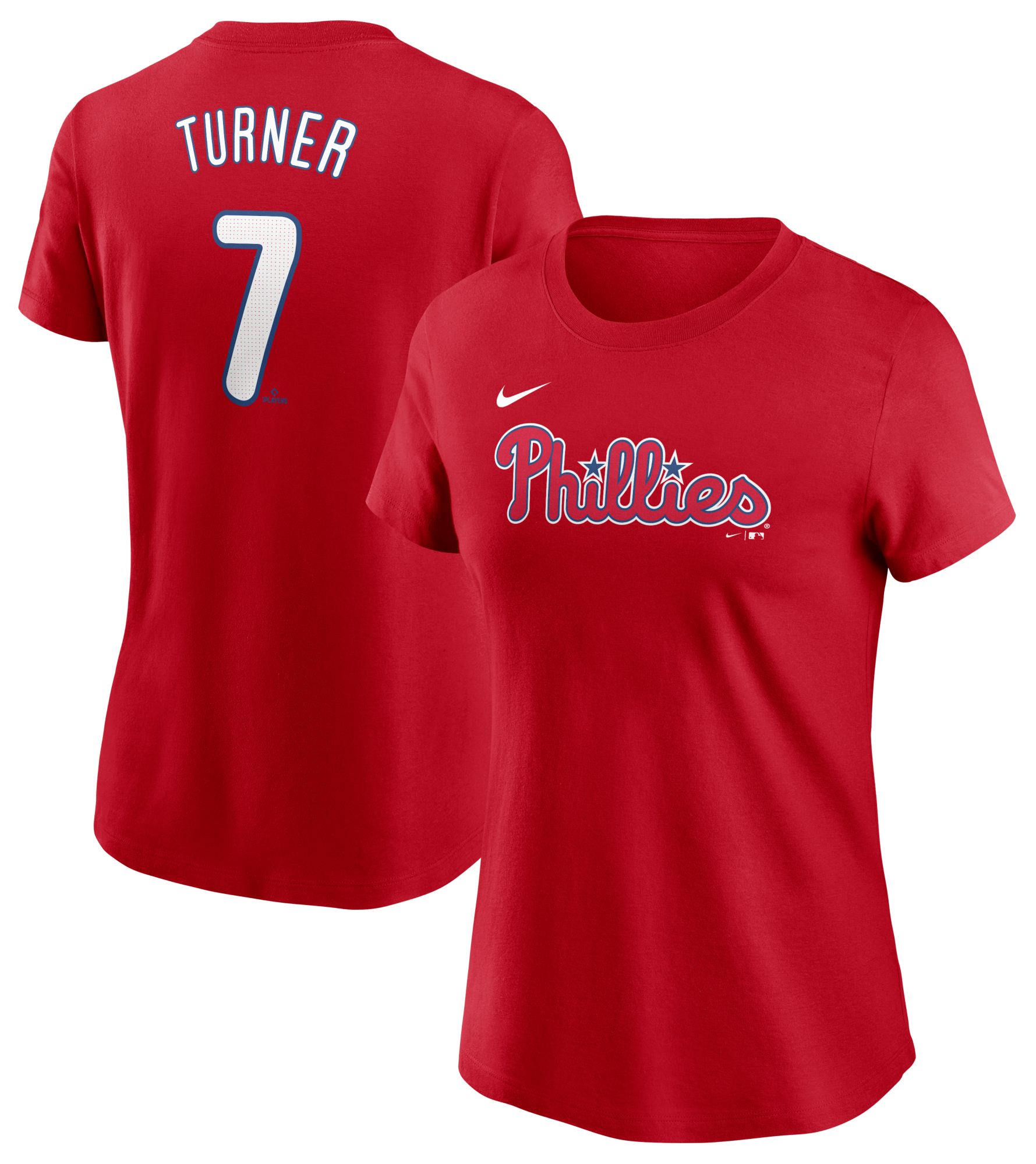 Nike Women's Philadelphia Phillies Trea Turner #7 Red Home T-Shirt product image