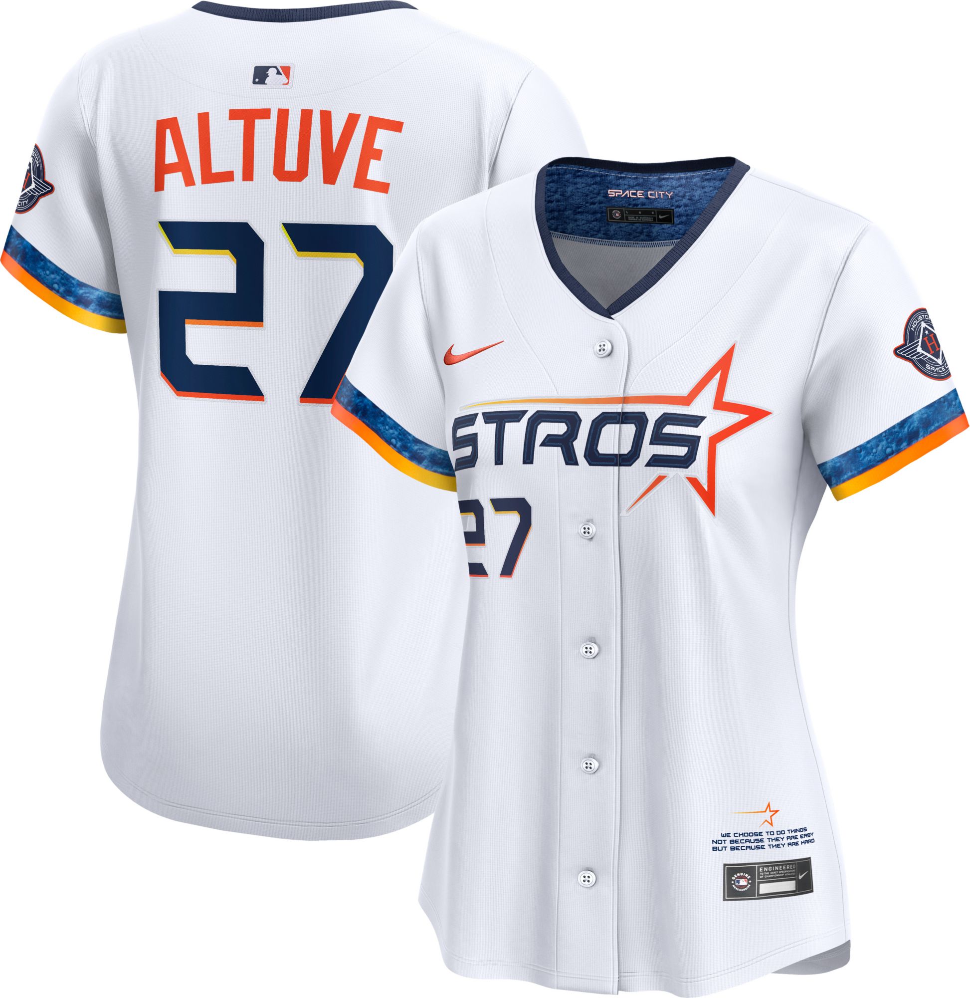 Nike Women's Houston Astros Jose Altuve #27 City Connect Limited Vapor Jersey product image