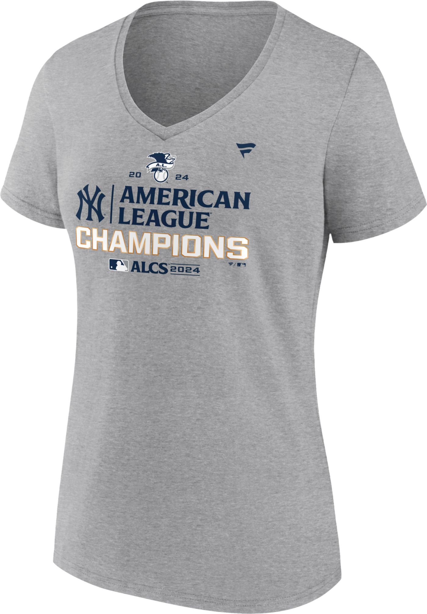 MLB Team Apparel 2024 ALCS Champions Women s New York Yankees Locker Room T Shirt Dick s Sporting Goods