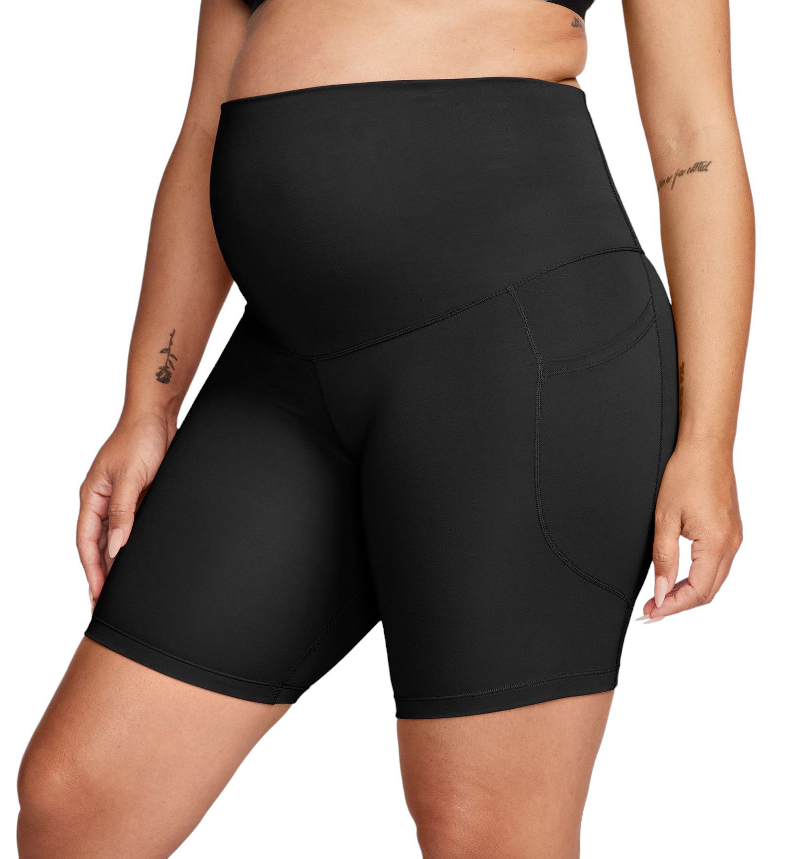 Nike Women's One Maternity Dri-FIT High-Waisted 8" Biker Shorts product image