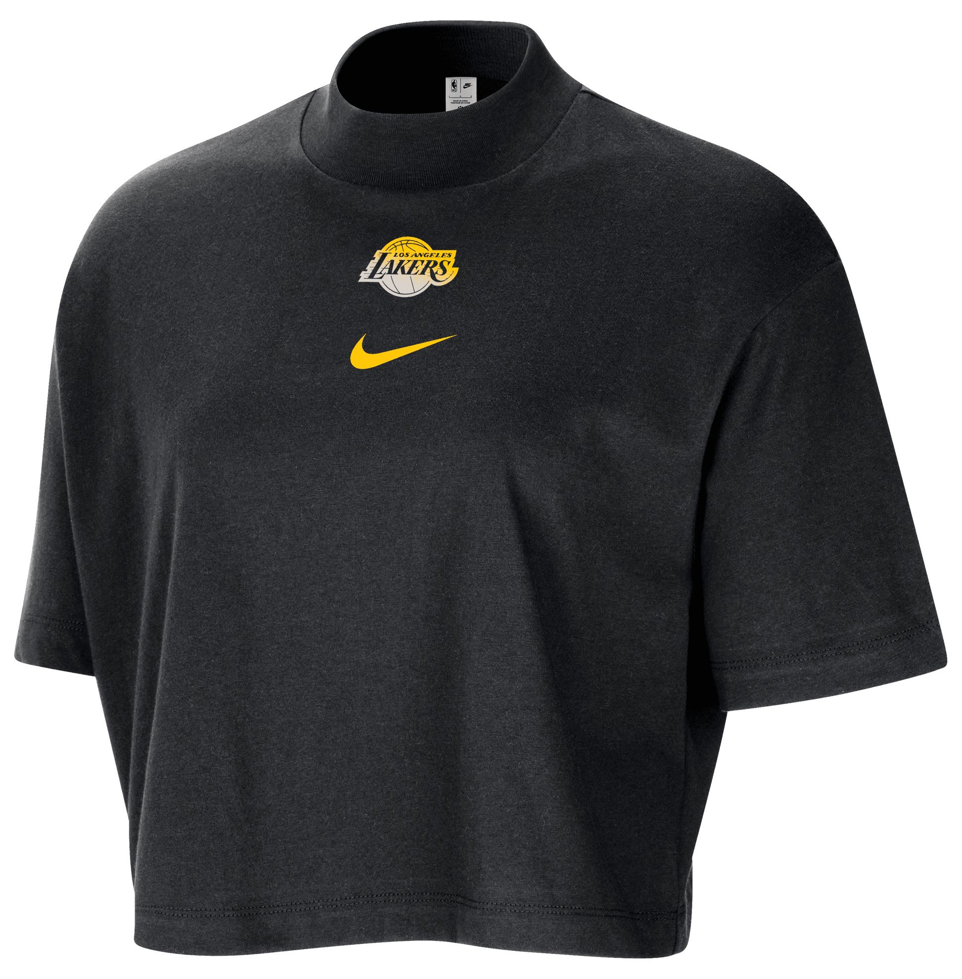Nike Women's Los Angeles Lakers Essential Crop Top T-Shirt product image