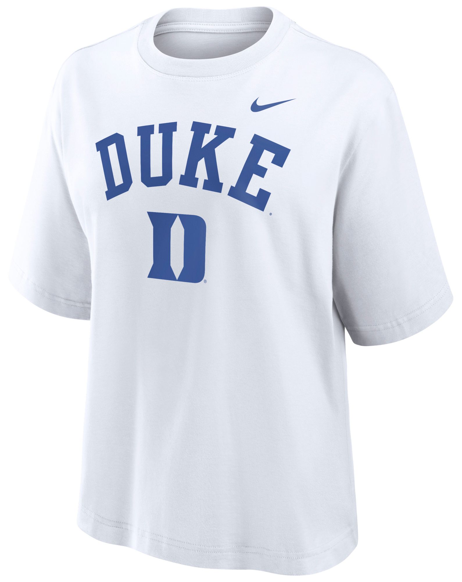 Nike Women's Duke Blue Devils White Boxy T-Shirt product image
