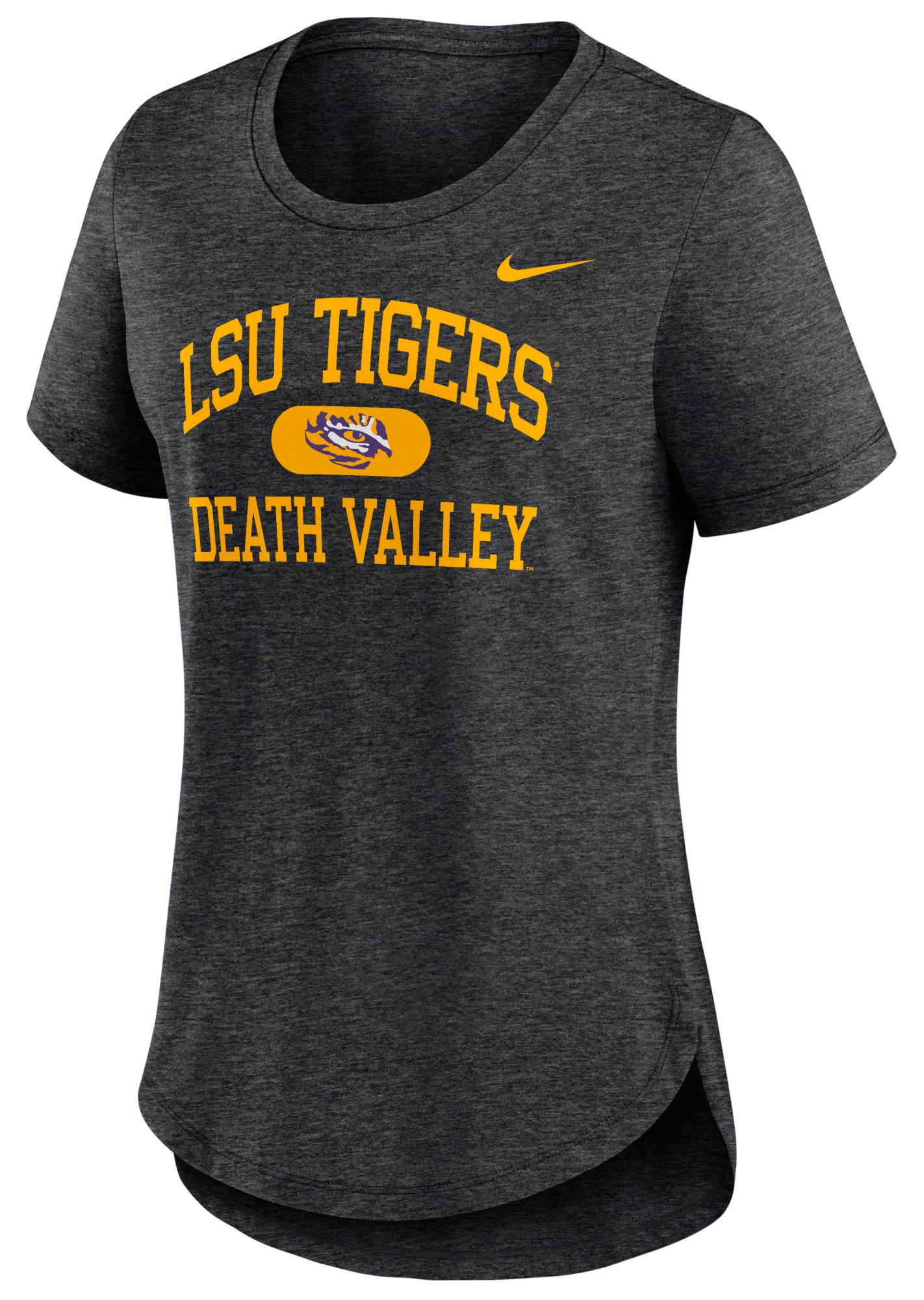 Nike Women's LSU Tigers Black Heather Tri-Blend V-Neck T-Shirt product image