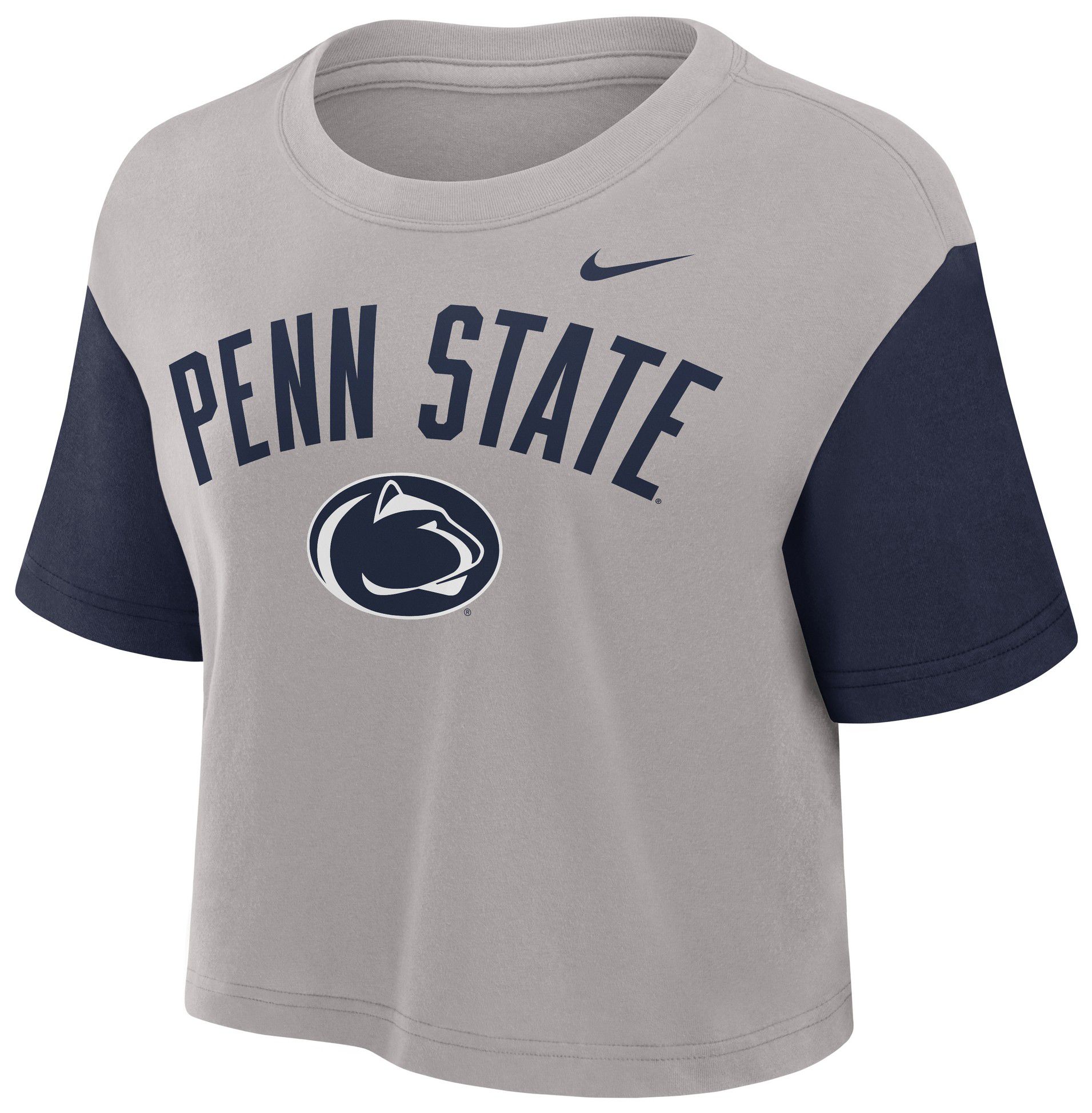 Nike Women's Penn State Nittany Lions Color Block Grey T-Shirt product image