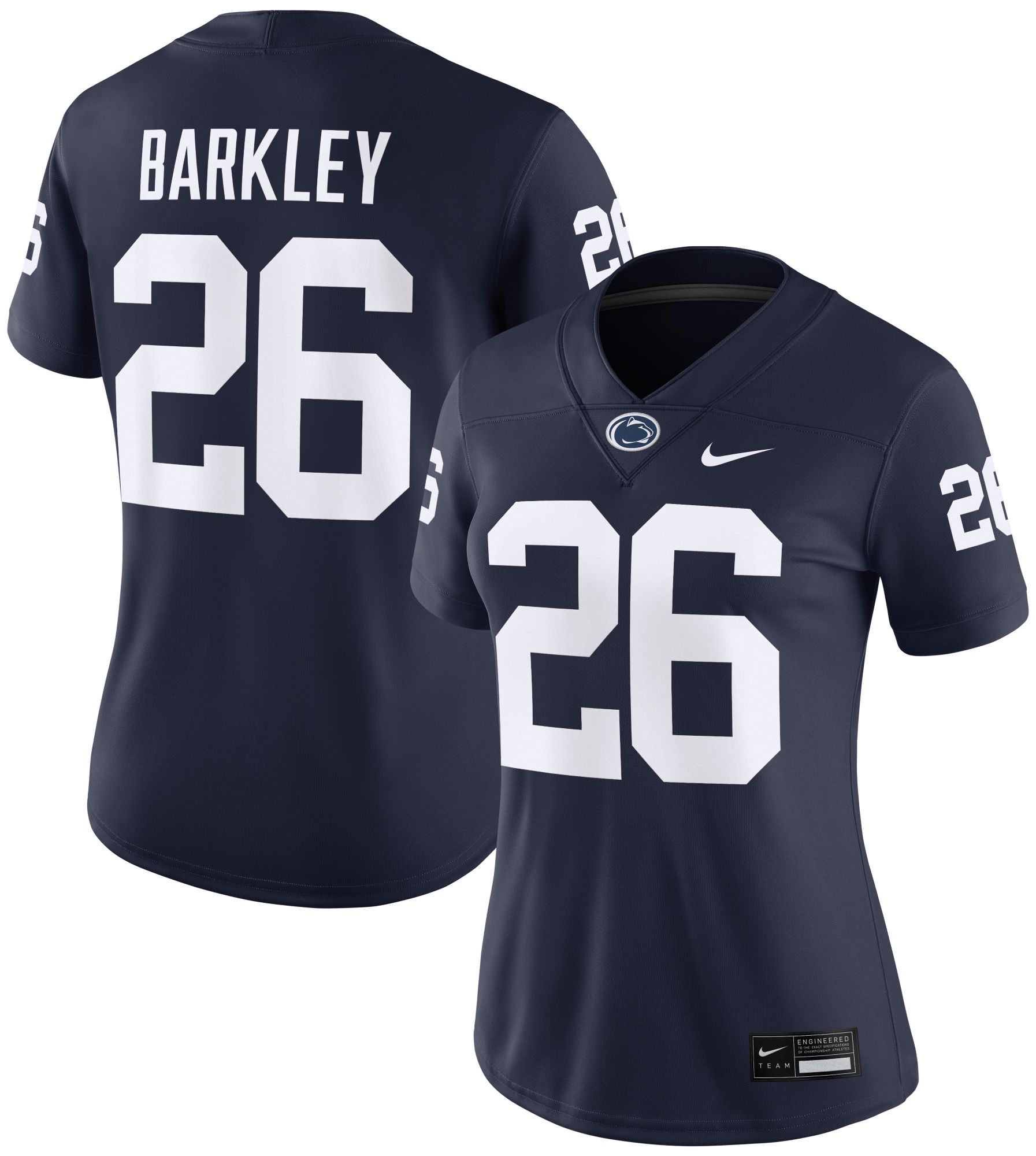 Nike Women's Penn State Nittany Lions Saquon Barkley #26 Blue Dri-FIT Replica Football Game Jersey product image