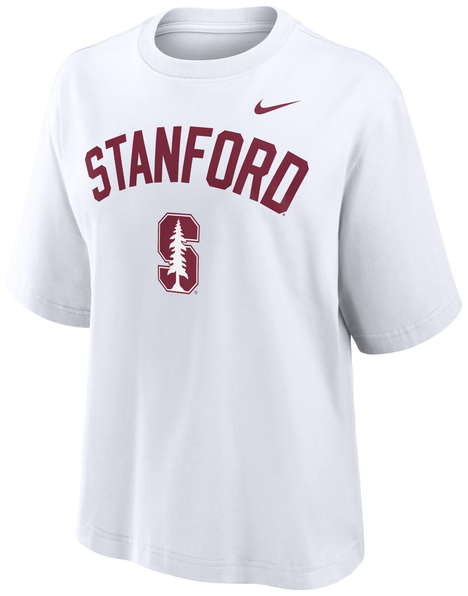 Nike Women's Stanford Cardinal White Boxy T-Shirt product image