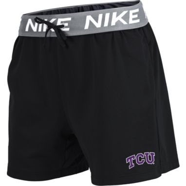 sorry, Nike Women's TCU Horned Frogs Black Dri-FIT Logo Attack Training Shorts is currently out of stock