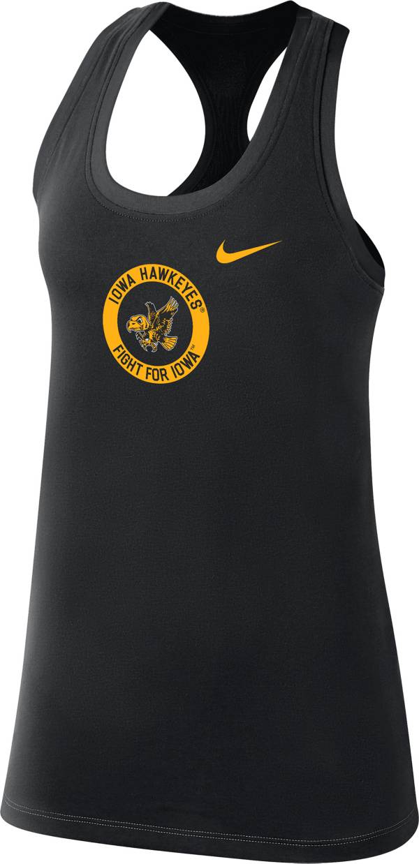 Nike Women's Iowa Hawkeyes Black Modern Tank Top