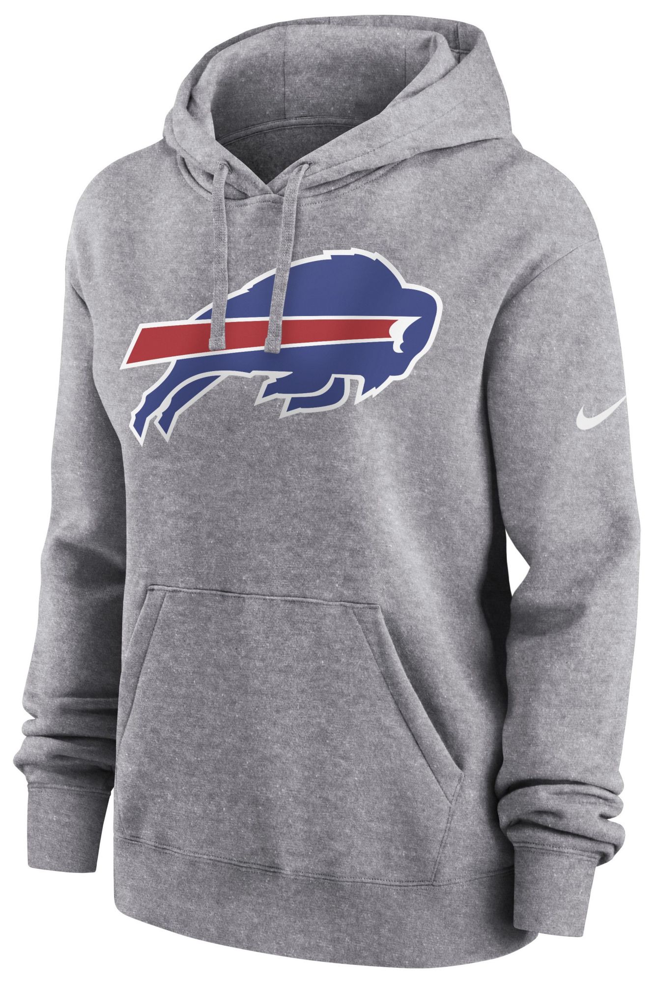 Nike Women's Buffalo Bills Grey Logo Pullover Hoodie product image