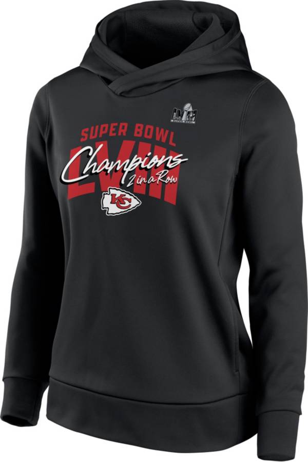 Nike Women's Super Bowl LVIII Champions Kansas City Chiefs Iconic Hoodie