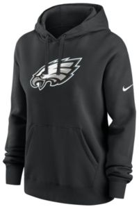 Nike Women's Philadelphia Eagles Black Logo Pullover Hoodie 