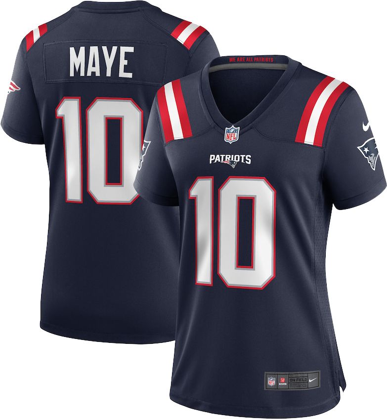 Nike Women's New England Patriots Drake Maye Navy Game Jersey product image