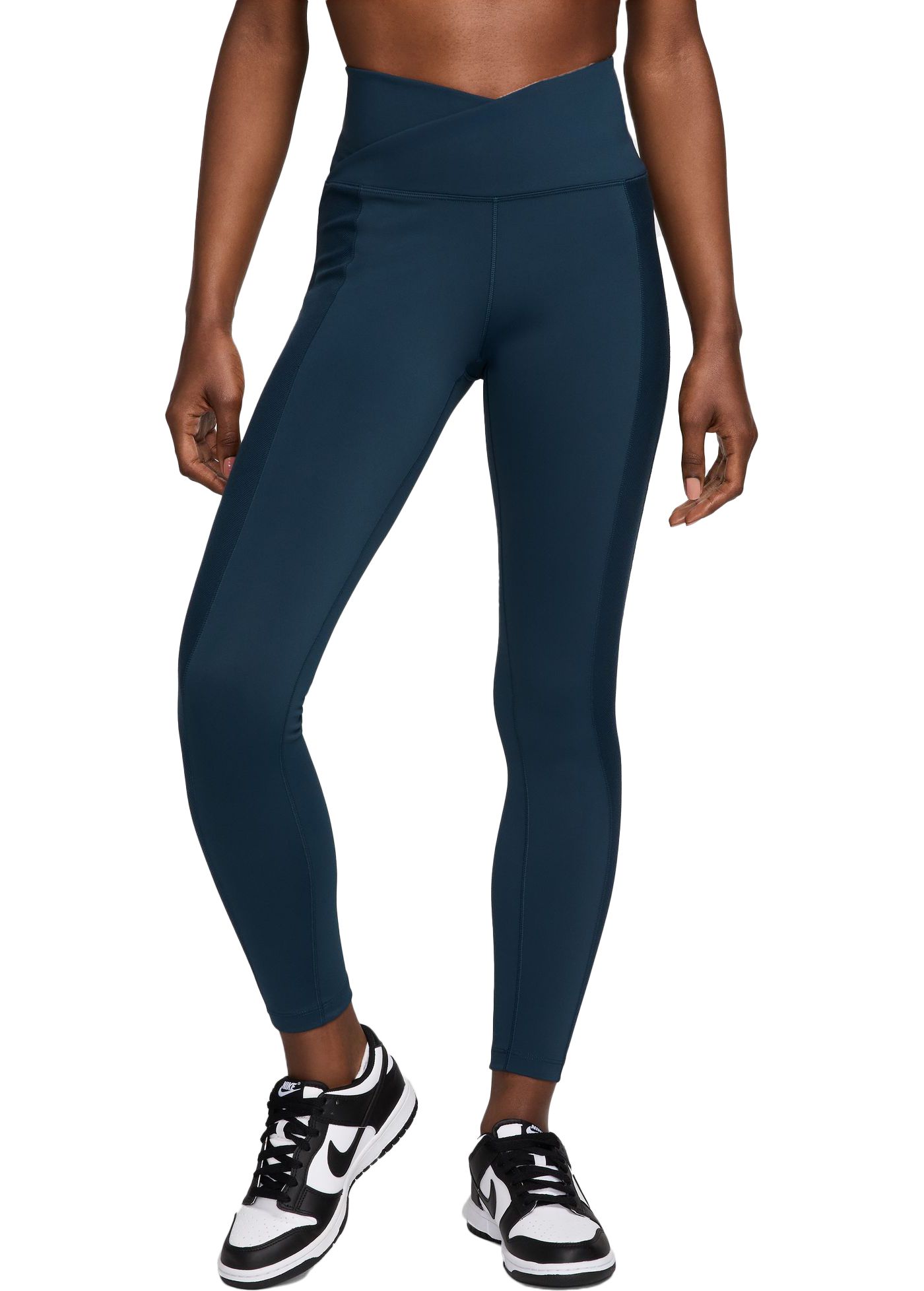 Nike Women s One Wrap High Waisted 7 8 Leggings Large Black
