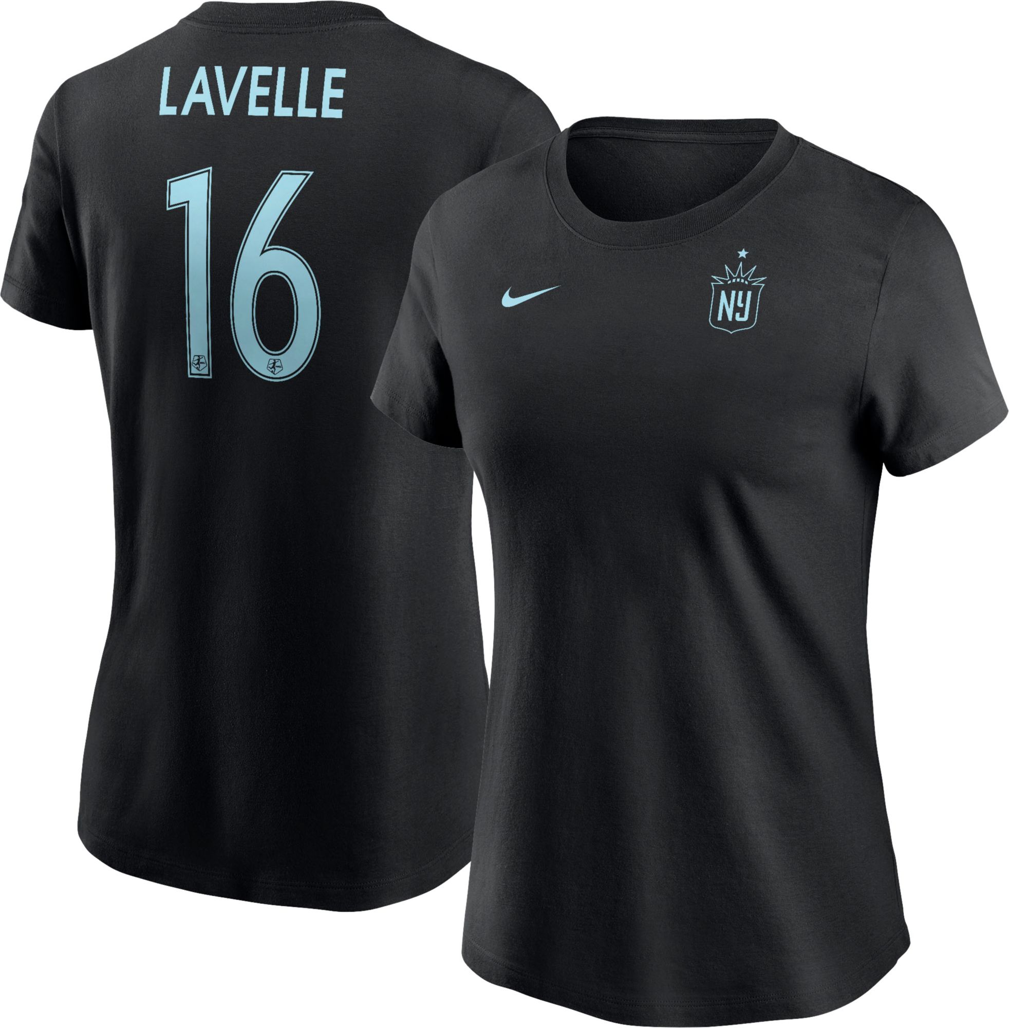Nike Women's NJ/NY Gotham FC Rose Lavelle #16 Black T-Shirt product image
