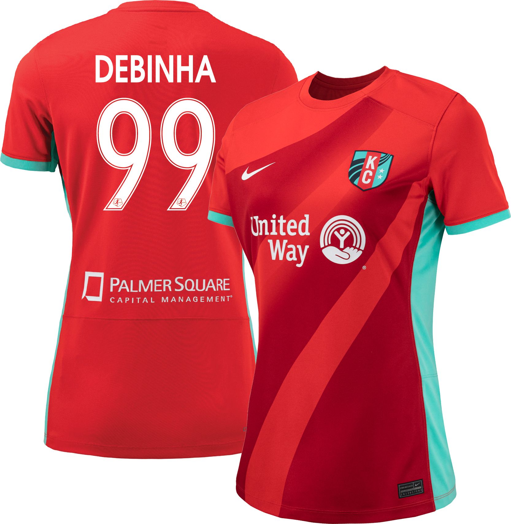 Nike Women's Kansas City Current Debinha #99 2024 Home Replica Jersey product image