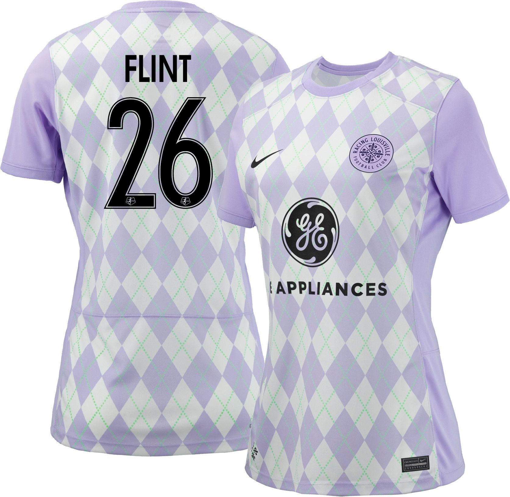 Nike Women's Racing Louisville FC Taylor Flint #26 2024 Home Replica Jersey product image