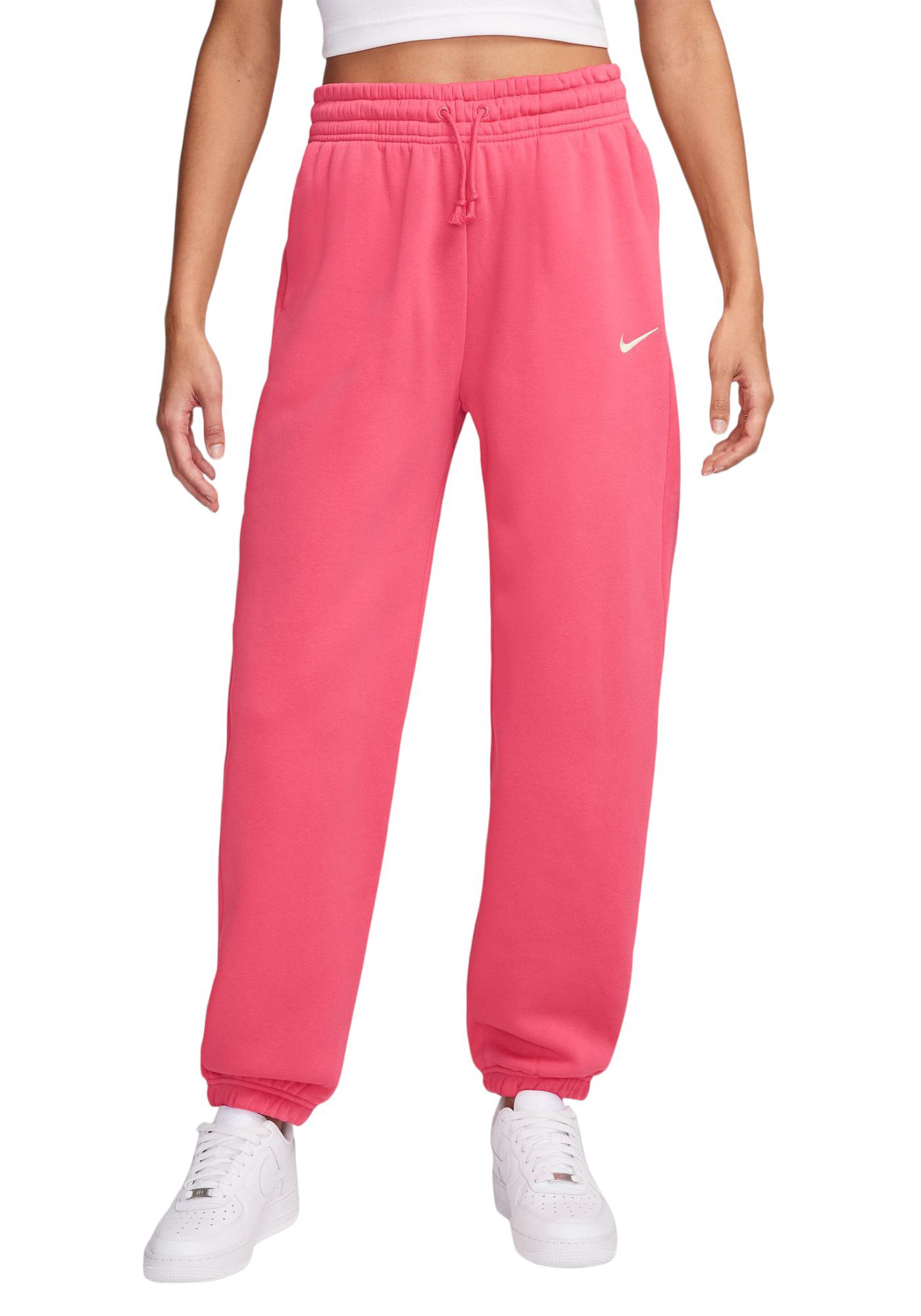 Nike logo sweatpants womens deals