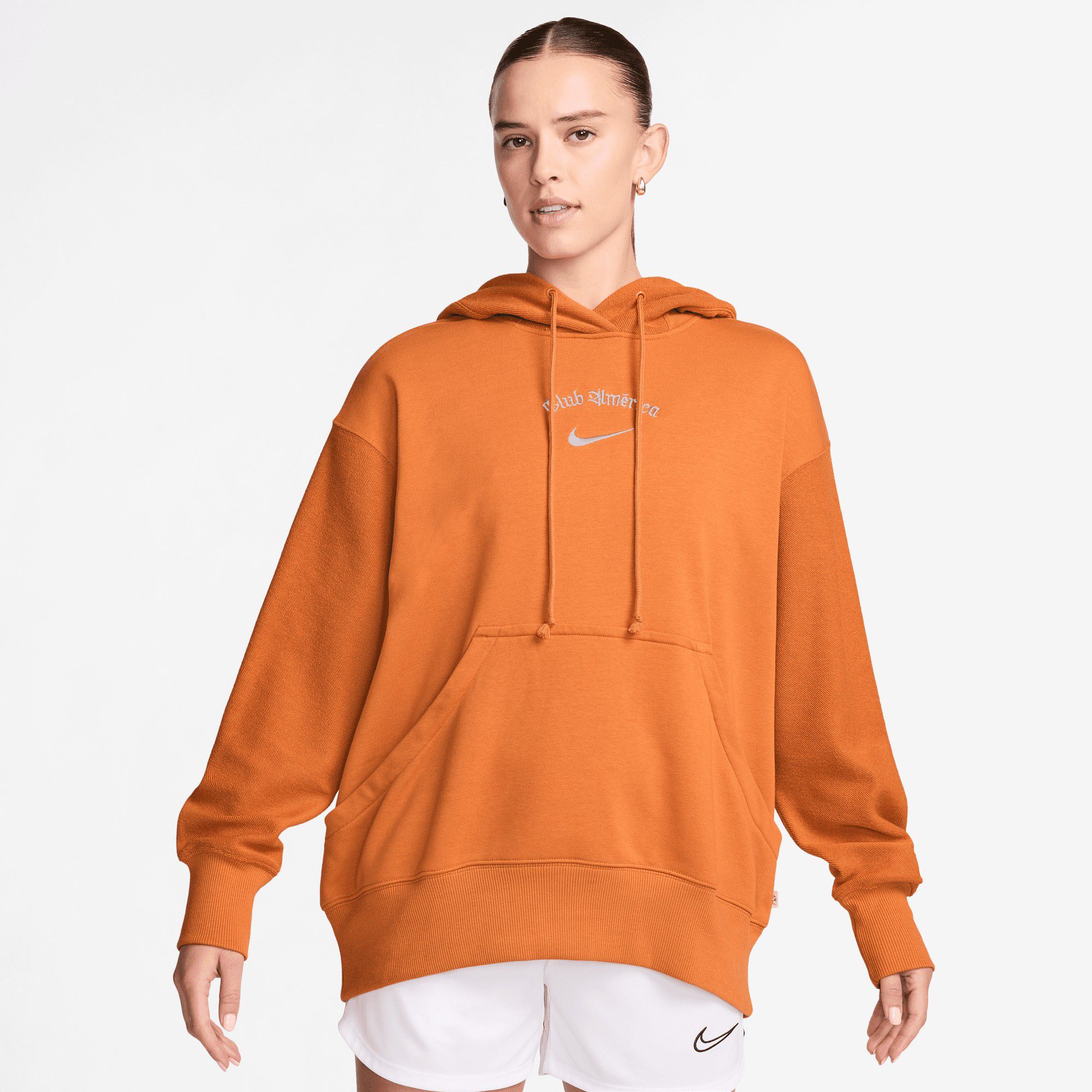 Nike Women's Club America 2024-25 CAxCA Orange Pullover Hoodie product image