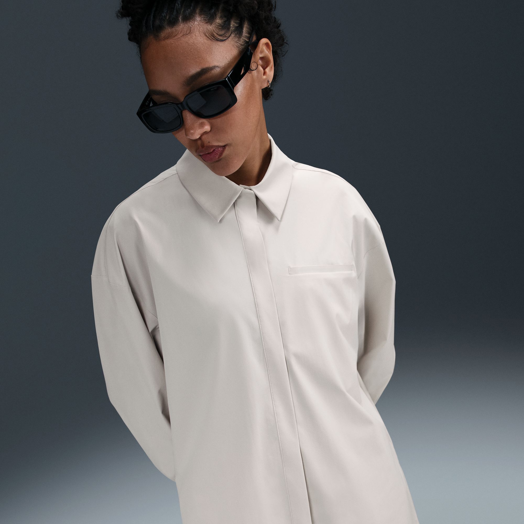 Nike Women's 24.7 PerfectStretch Dri-FIT Oversized Long Sleeve Shirt product image