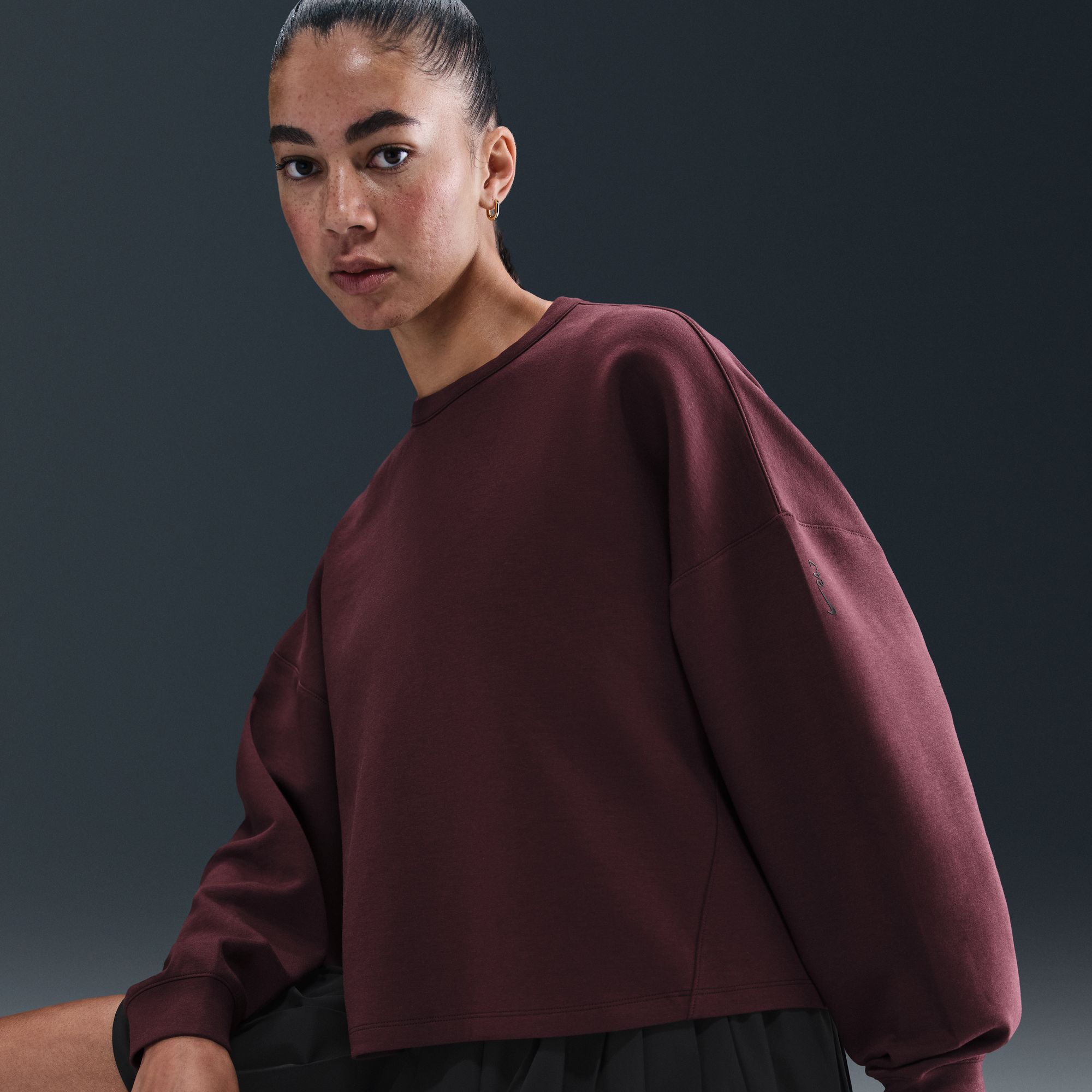 Nike Women's 24.7 ImpossiblySoft Oversized Crewneck Sweatshirt product image