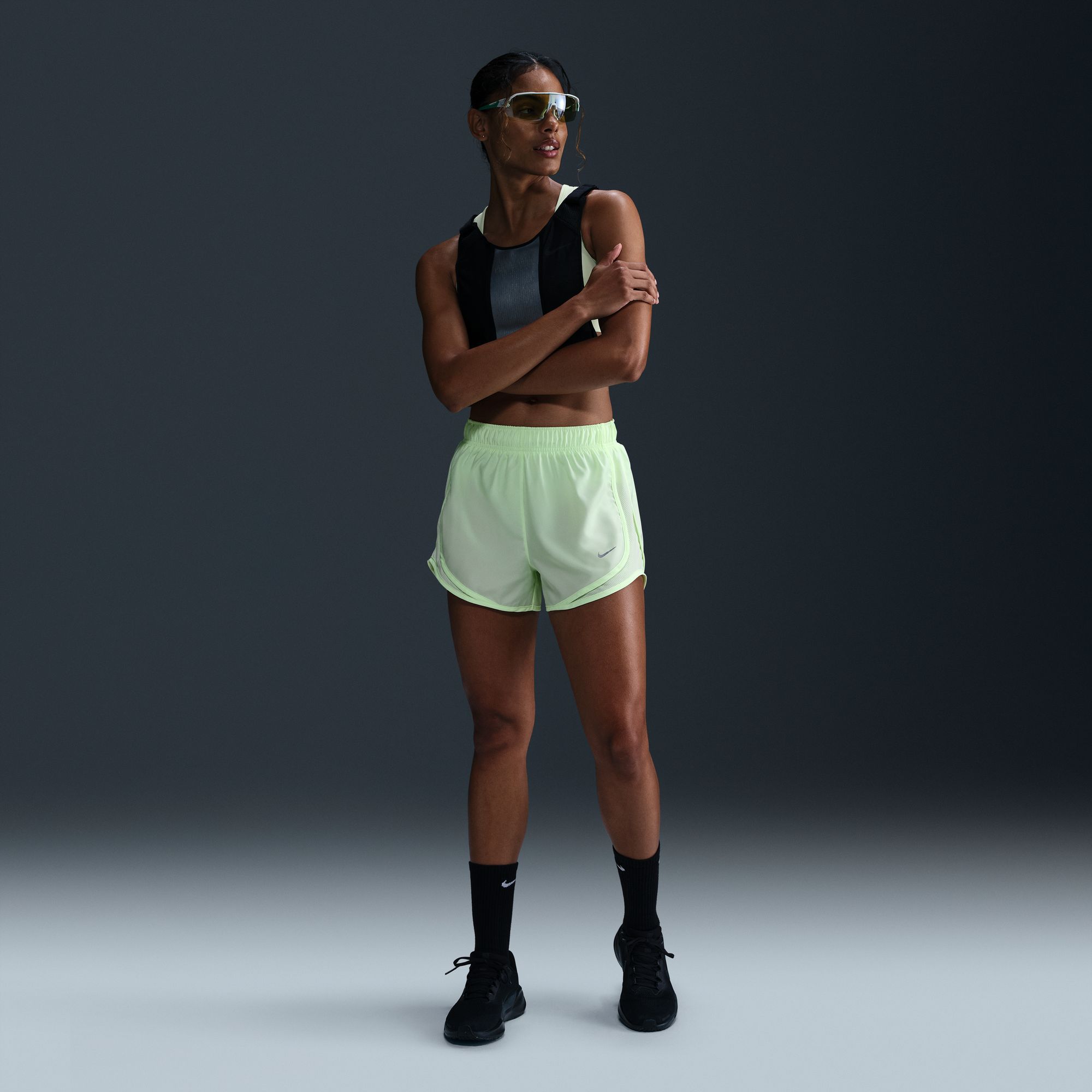 Nike Women's Dri-FIT Tempo Mid-Rise Brief-Lined Running Shorts product image