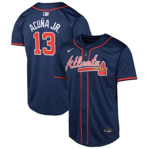 Nike Youth Atlanta Braves Spencer Strider #99 White Home Cool Base