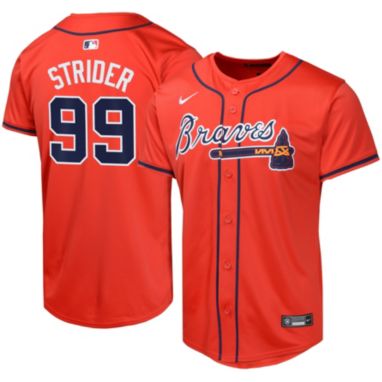 sorry, Nike Youth Atlanta Braves Spencer Strider #99 Red Limited Jersey is currently out of stock
