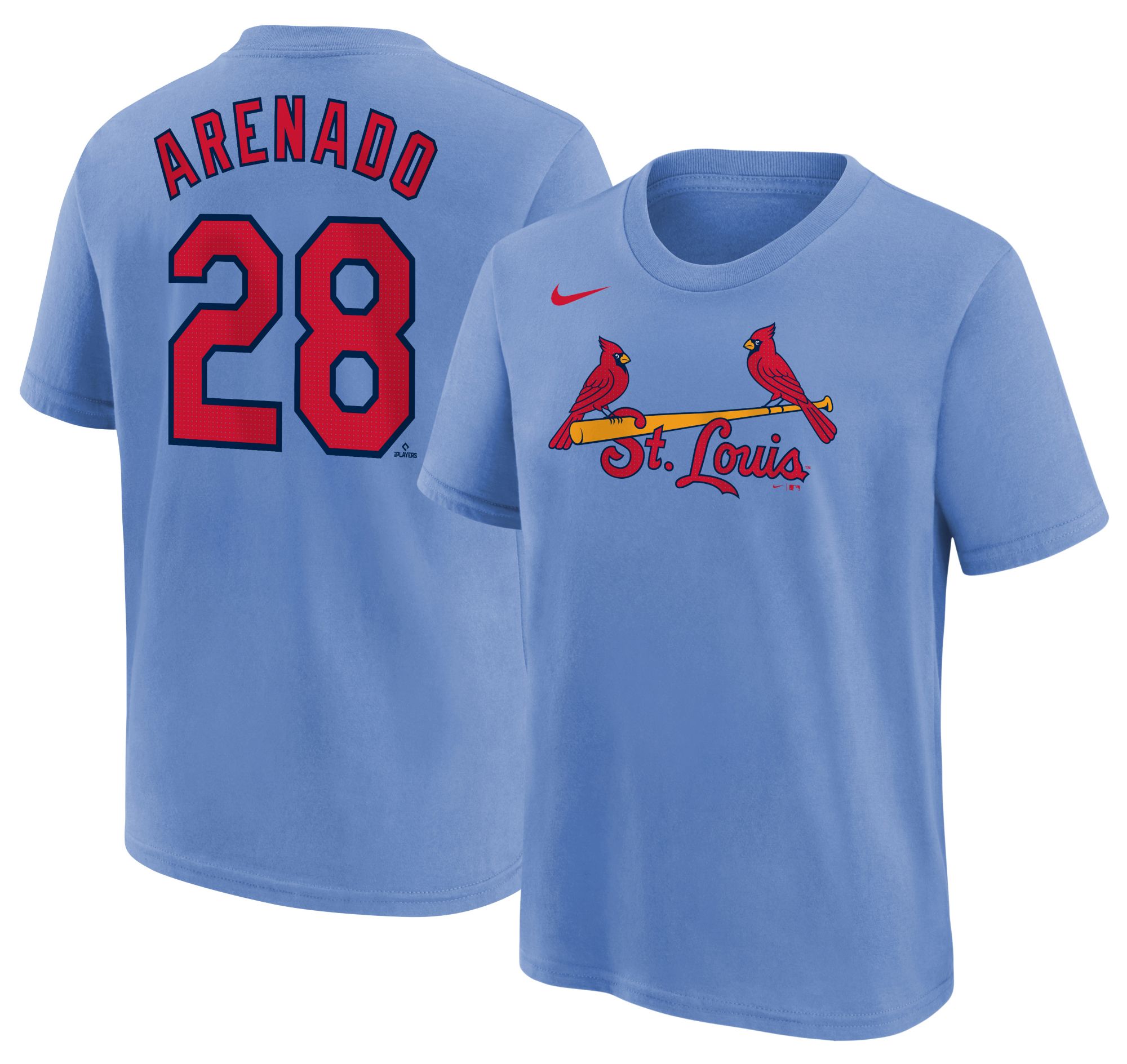 Nike Youth St. Louis Cardinals Nolan Arenado #28 Blue T-Shirt product image