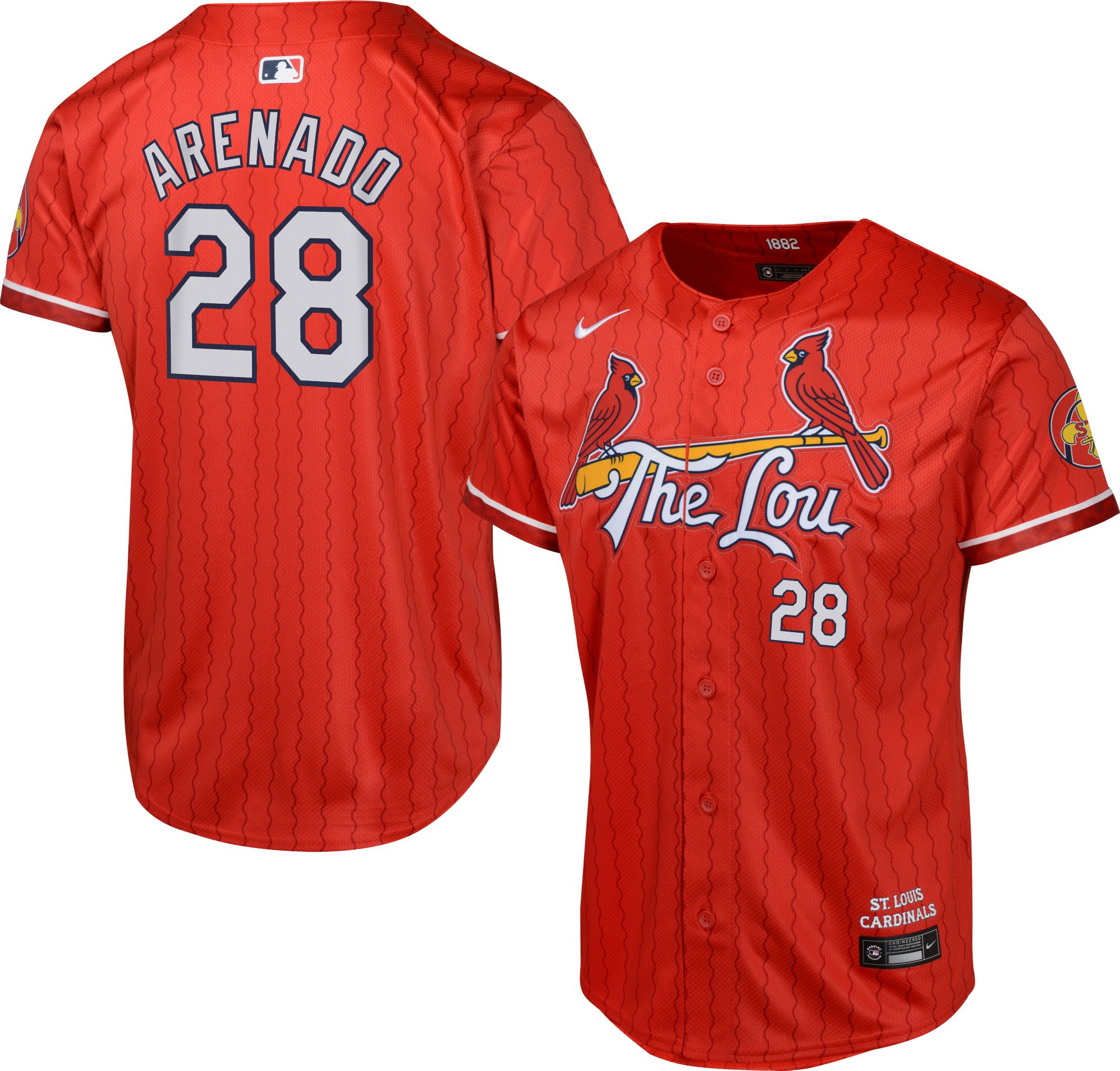Nike Youth St. Louis Cardinals City Connect Nolan Arenado #28 Cool Base Jersey product image