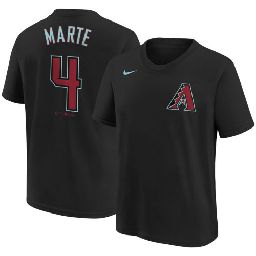 Nike Youth Arizona Diamondbacks Purple Ketel Marte #4 Home T-Shirt