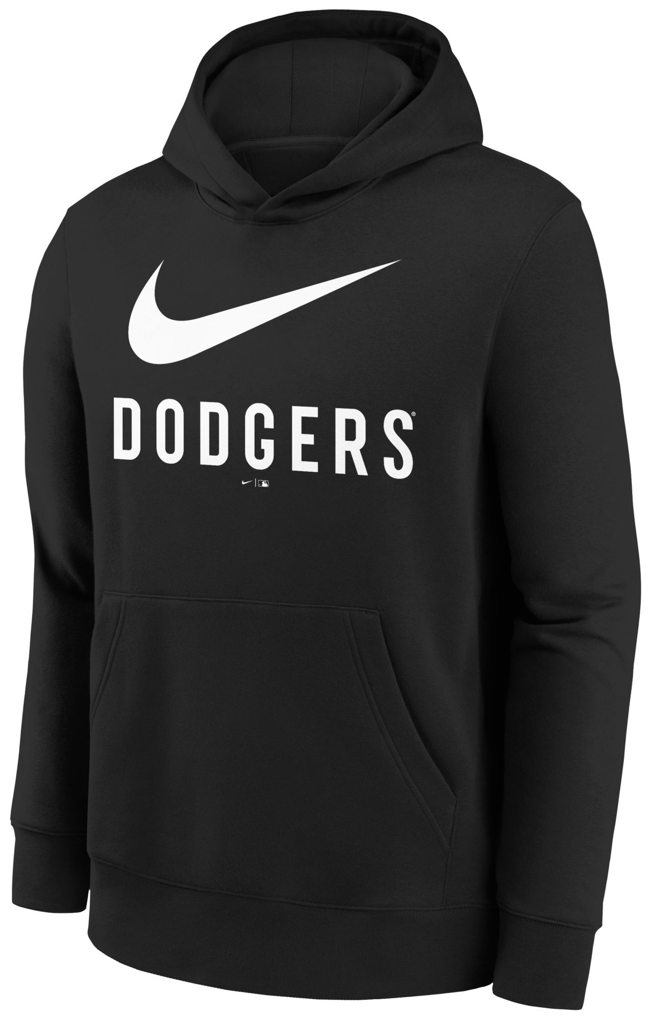 Nike Youth Los Angeles Dodgers Club Swoosh Black Hoodie product image