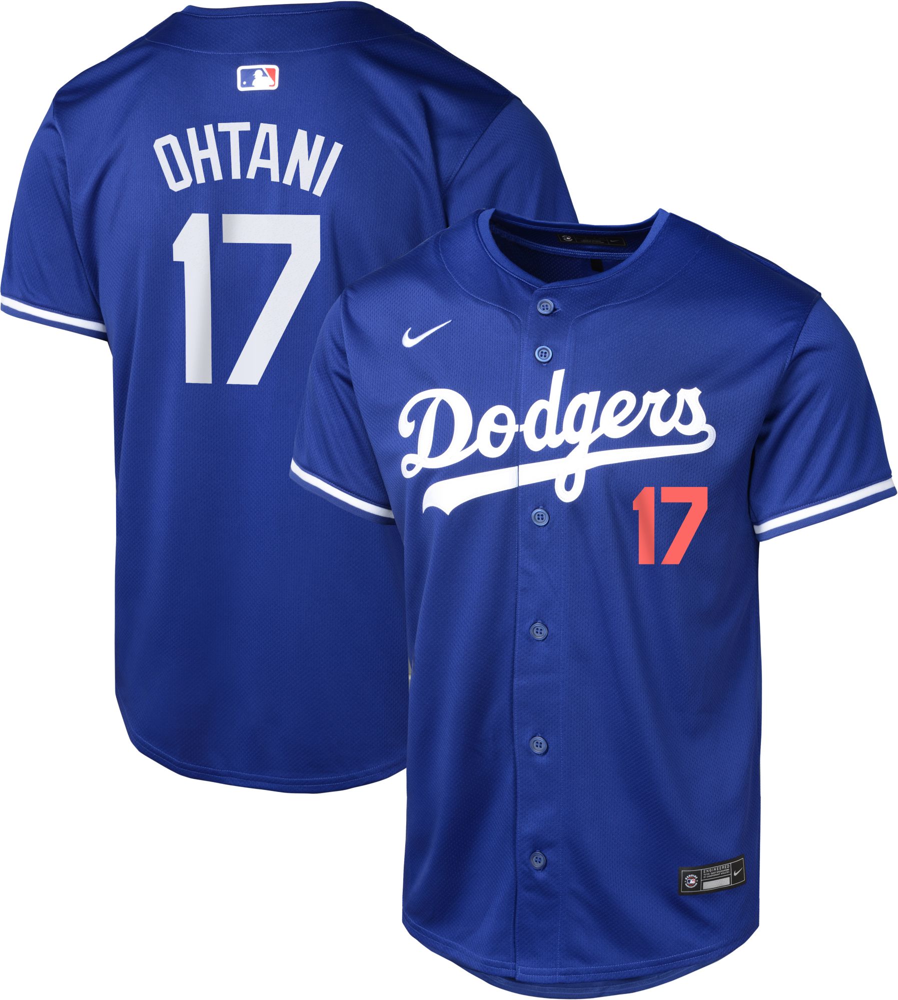 Nike Youth Los Angeles Dodgers Shohei Ohtani #17 Blue T-Shirt 