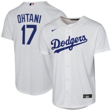 MLB Youth Los Angeles Dodgers Shohei Ohtani #17 White Replica