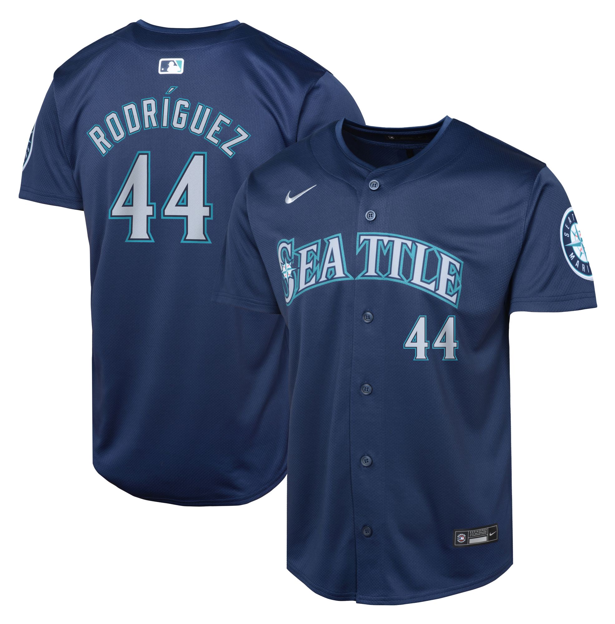 Nike Youth Seattle Mariners Navy Julio Rodriguez #44 Limited Jersey product image
