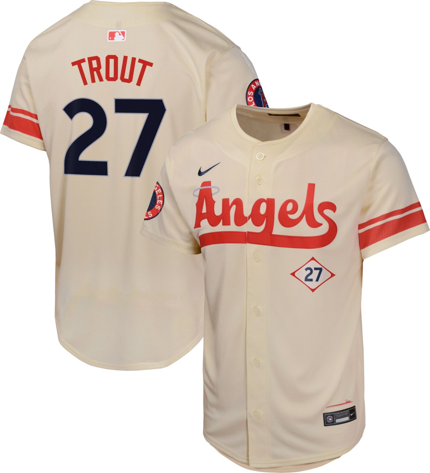 Nike Youth Los Angeles Angels 2024 City Connect Mike Trout 27 Limited Vapor Jersey Dick s Sporting Goods